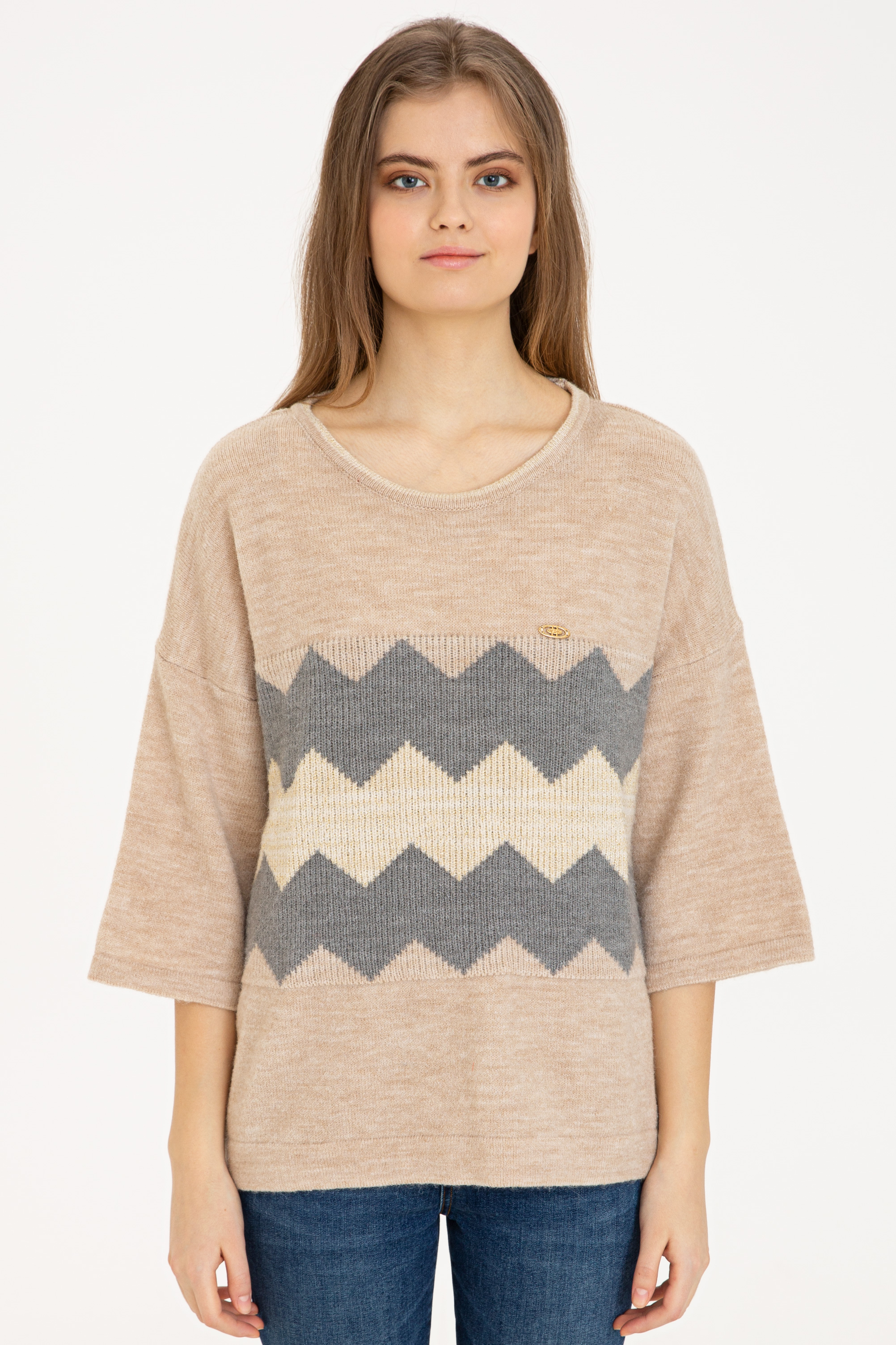 

Джемпер женский U.S. POLO Assn. G082SZ0TK0AKAL бежевый L, G082SZ0TK0AKAL