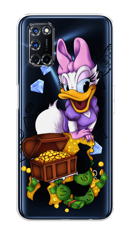 

Чехол на Oppo A52/A72 "Rich Daisy Duck", Коричневый;белый;фиолетовый, 253150-6