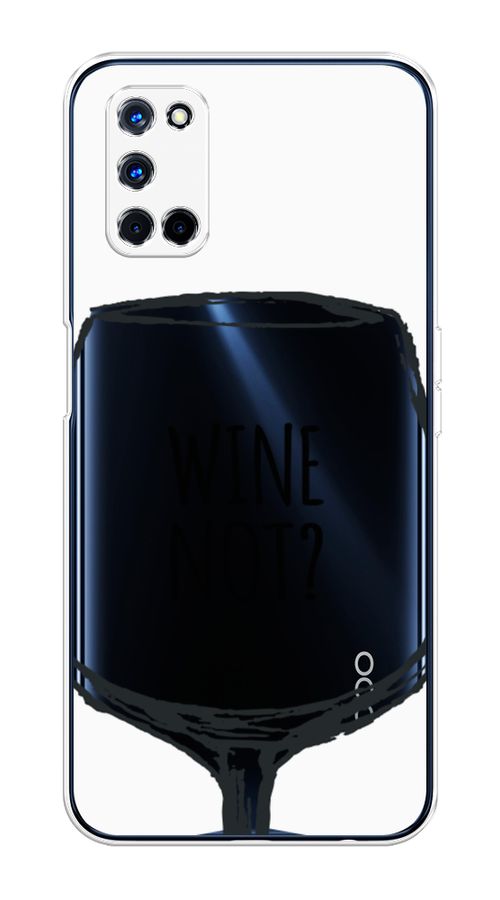

Чехол на Oppo A52/A72 "Wine not white", Белый, 253150-6