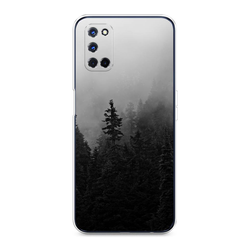 

Чехол для Oppo A52/A72 "Туманный лес", Серый;черный, 253250-2