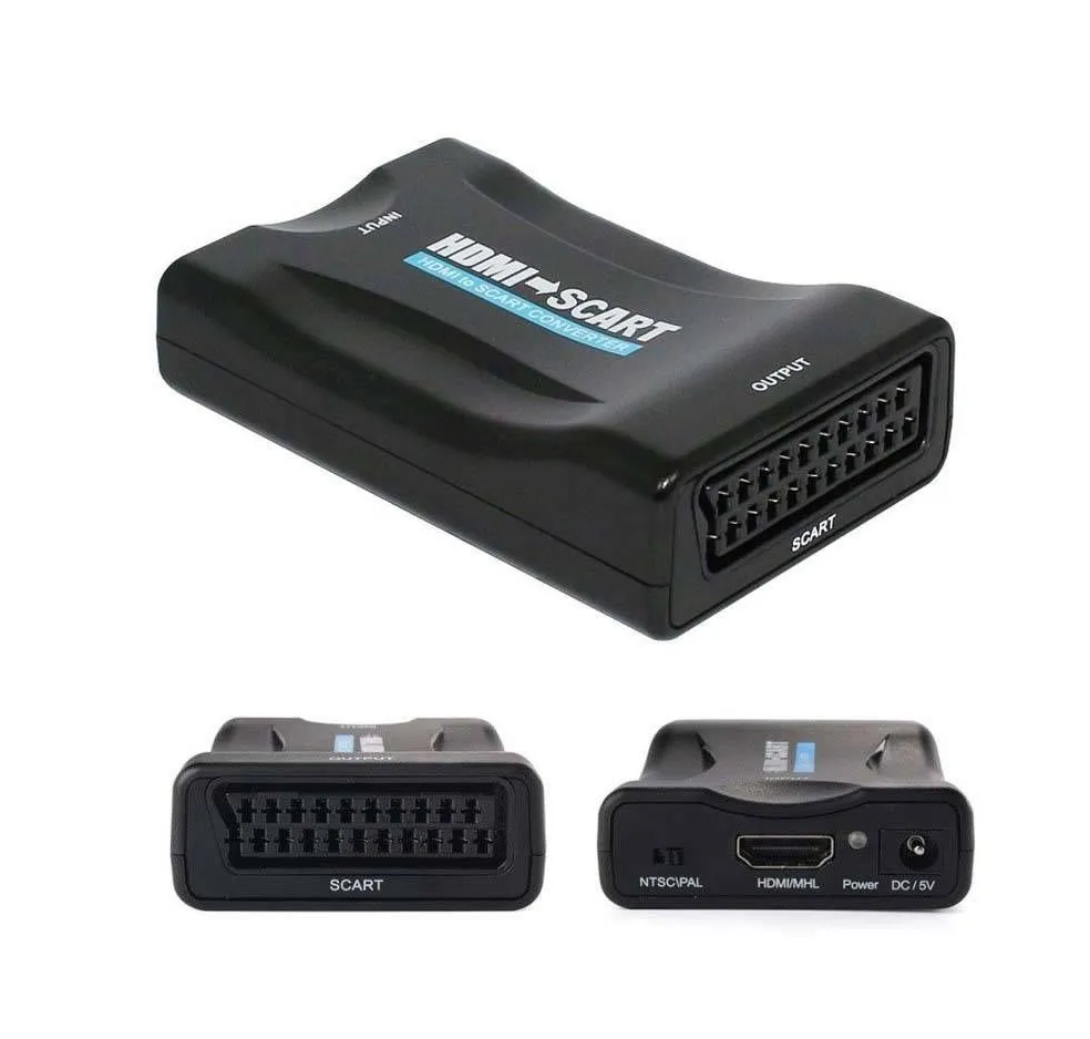 

Переходник NoBrand HDMI-SCART, Черный, HDMI-SCART