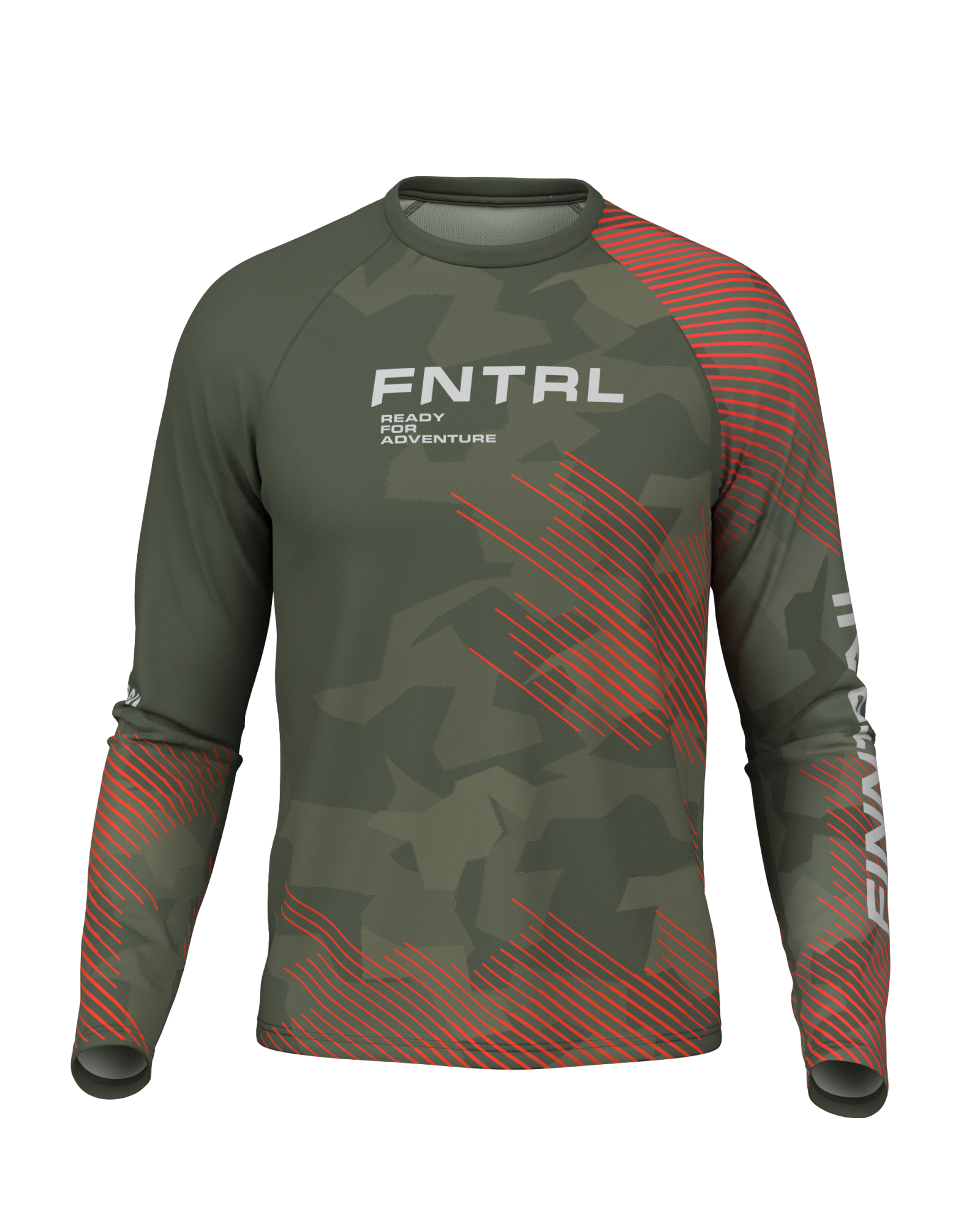 

Джерси FINNTRAIL Gravity, хаки (S), Зеленый;красный, Gravity
