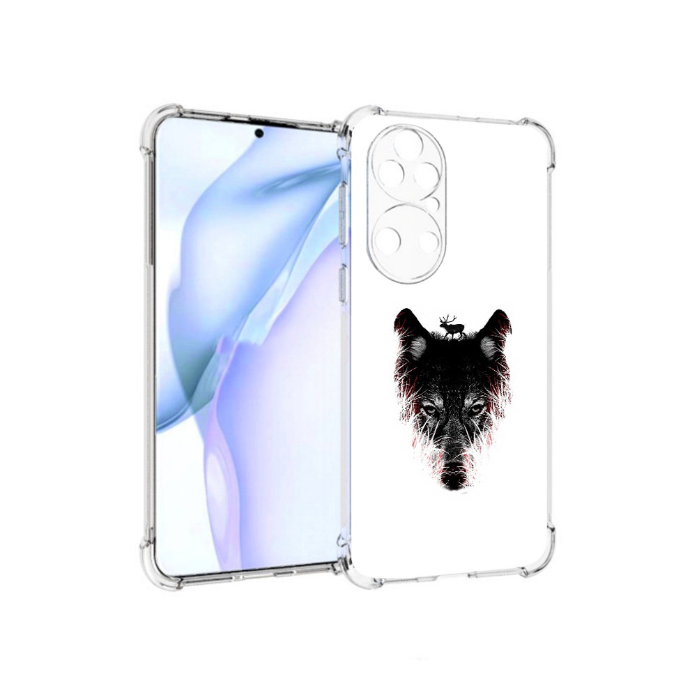 

Чехол MyPads Tocco для Huawei P50 волк в траве, Прозрачный, Tocco