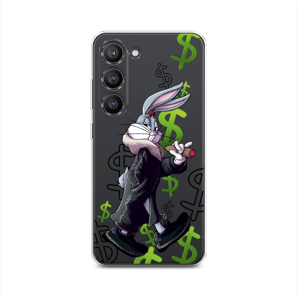 

Чехол на Samsung Galaxy S23 5G "Rich Bugs Bunny", Зеленый;черный;голубой, 2107350-6