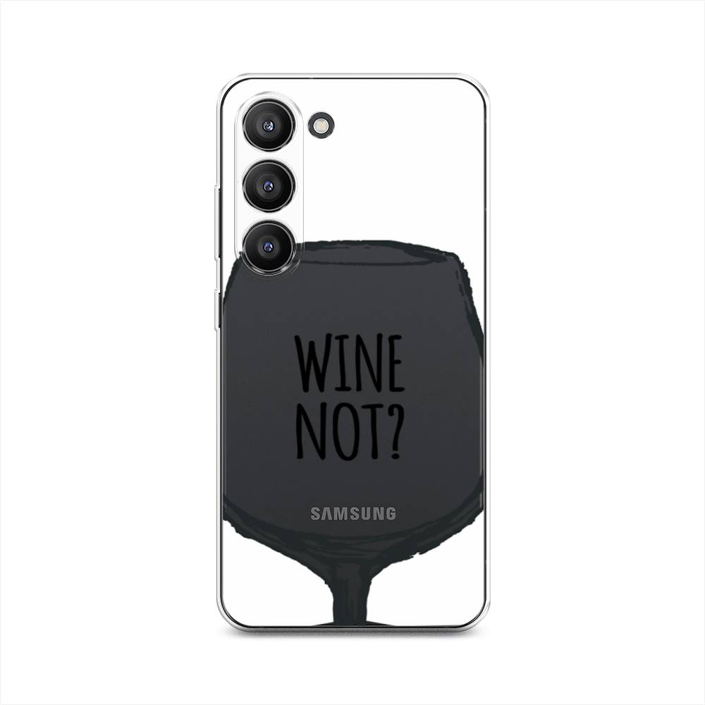 

Чехол на Samsung Galaxy S23 5G "Wine not white", Белый, 2107350-6