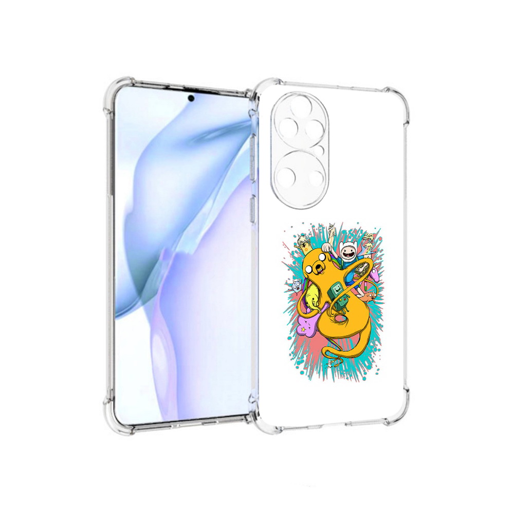 

Чехол MyPads Tocco для Huawei P50 время приключений рисунок, Прозрачный, Tocco