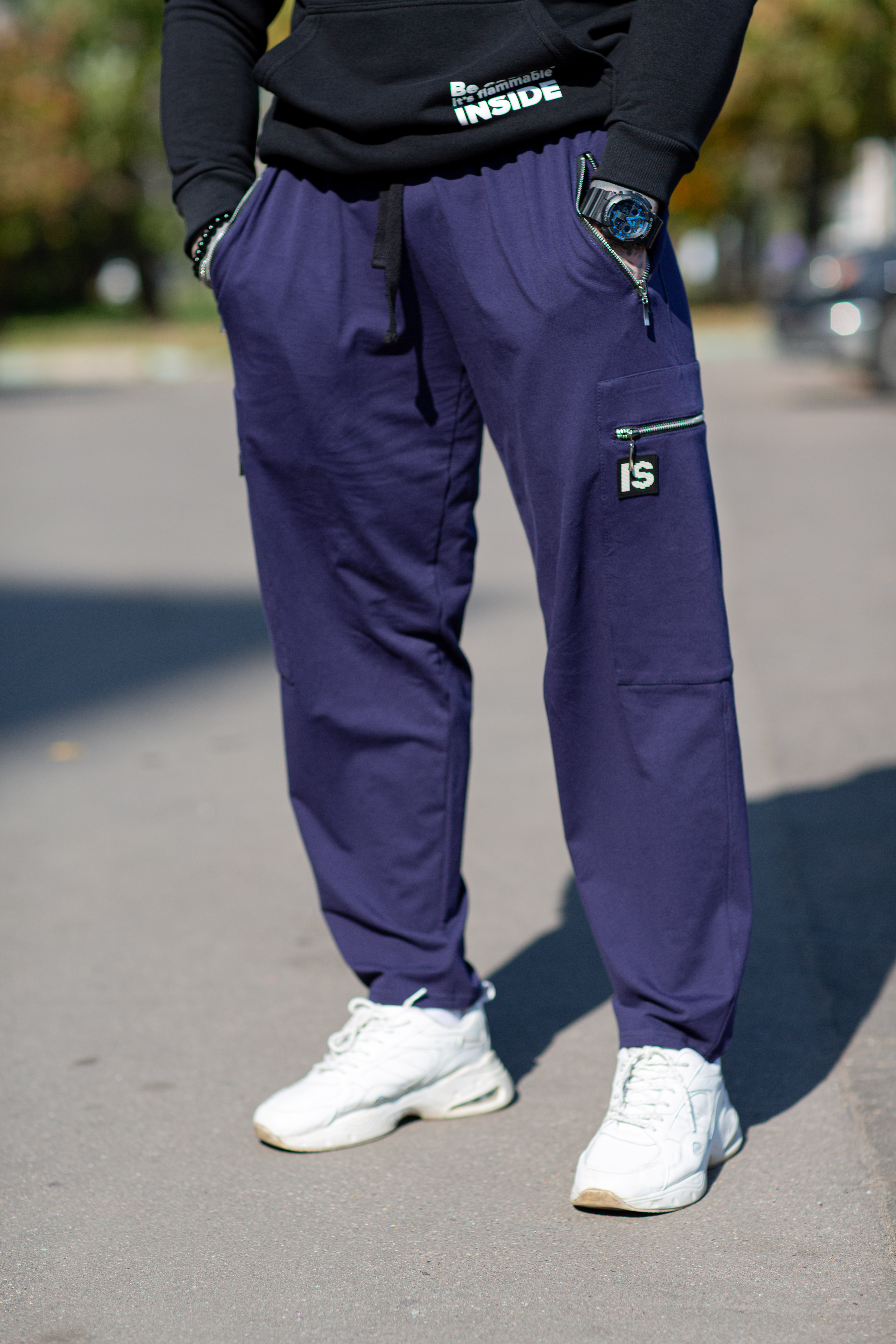 

Спортивные брюки мужские INFERNO style Б-008-000 синие 2XL, Синий, Б-008-000