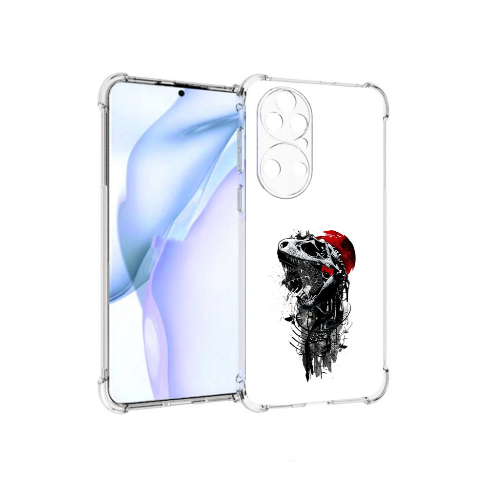 

Чехол MyPads Tocco для Huawei P50 вымерший динозавр, Прозрачный, Tocco