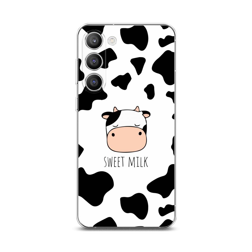 

Чехол на Samsung Galaxy S23 Plus 5G "Sweet milk", Розовый;белый;черный, 2107450-1