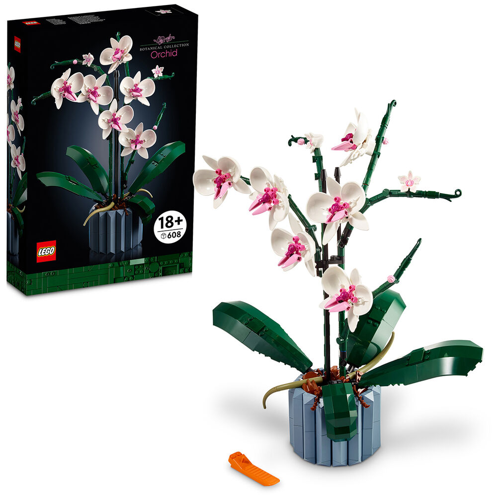 

Конструктор Lego The Botanical Collection Орхидея в горшке, 608 деталей, 10311, Конструктор LEGO 10311 Орхидея в горшке