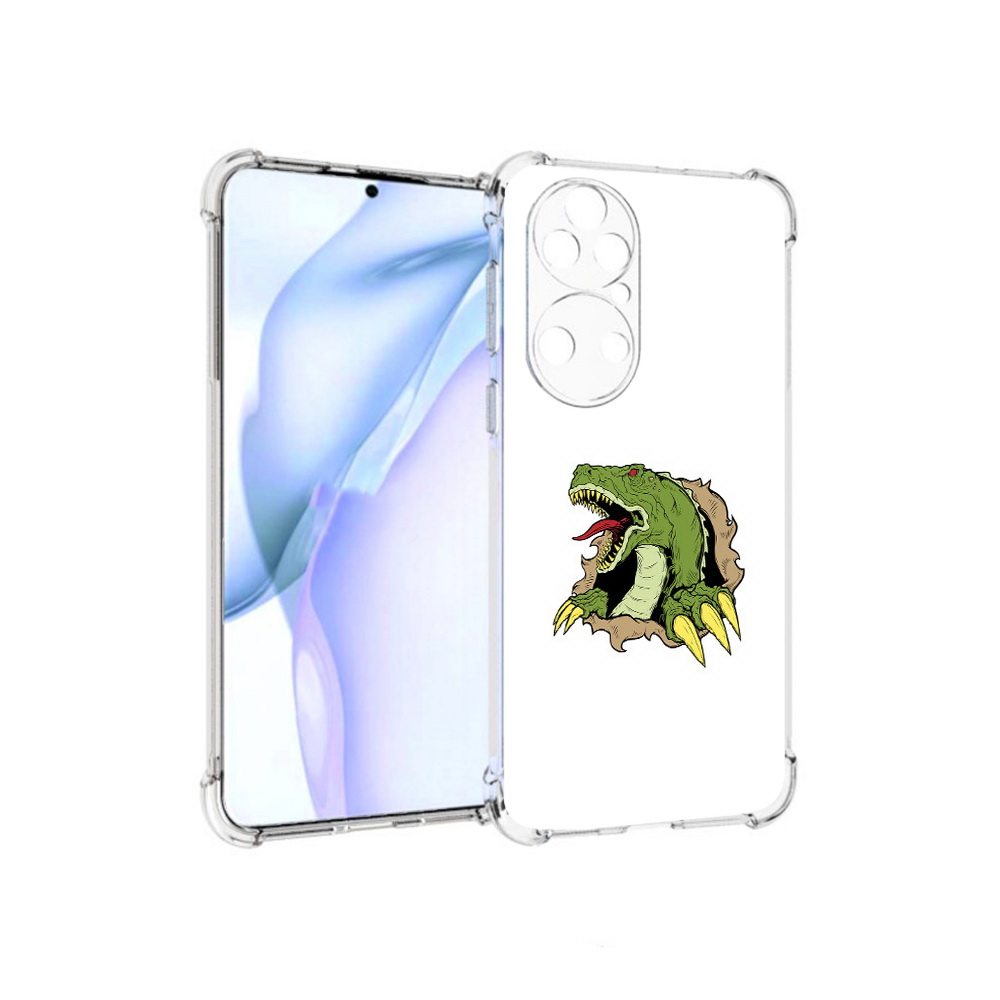 

Чехол MyPads Tocco для Huawei P50 годзила, Прозрачный, Tocco