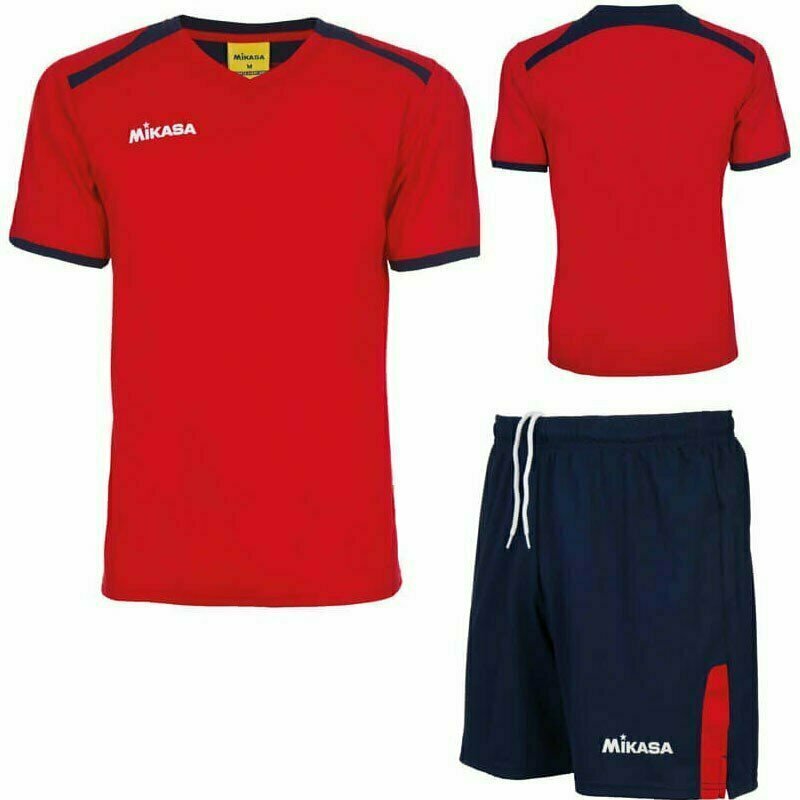 фото Спортивная форма волейбольная mikasa mt351-062, темносине-красный, xxl int