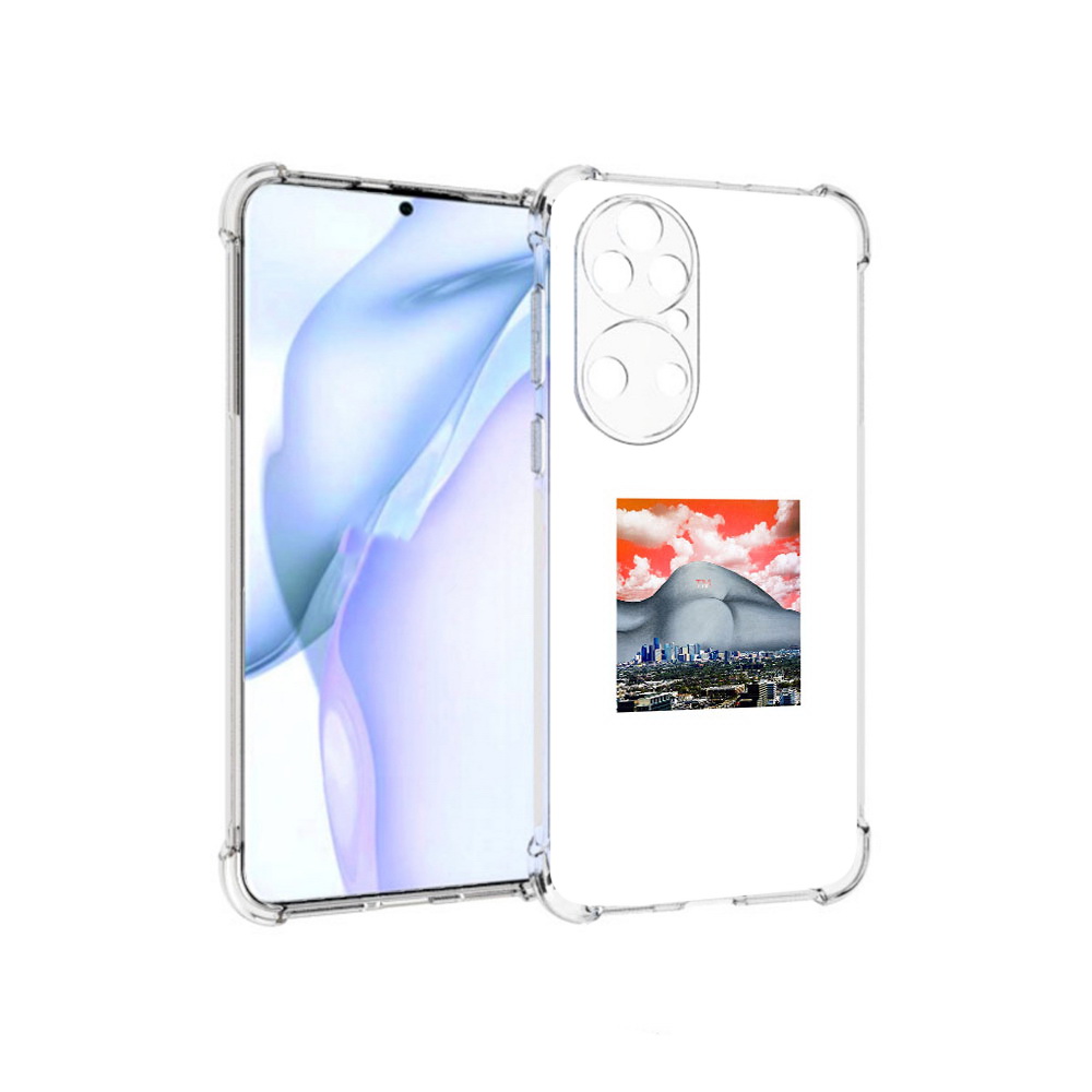 

Чехол MyPads Tocco для Huawei P50 город с девушкой на фоне, Прозрачный, Tocco
