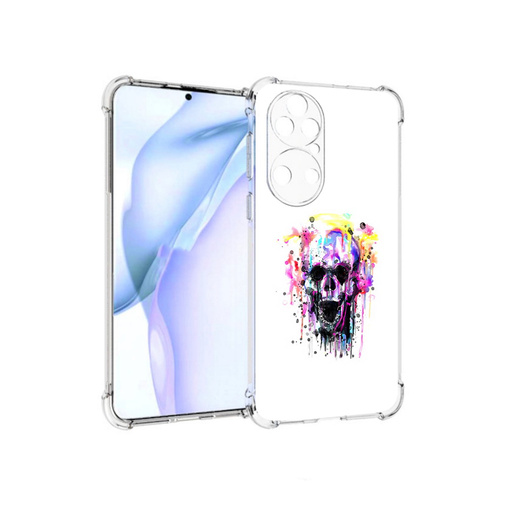 

Чехол MyPads Tocco для Huawei P50 граффити череп, Прозрачный, Tocco