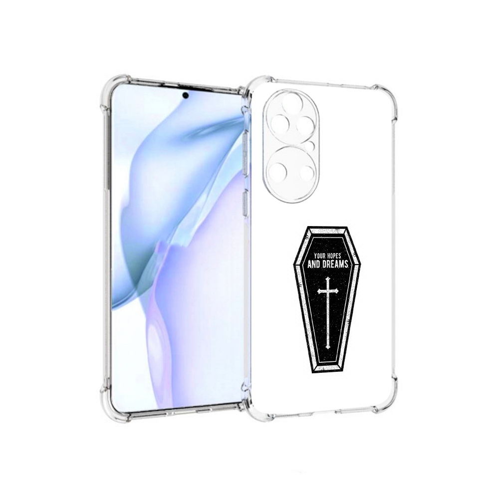 

Чехол MyPads Tocco для Huawei P50 гроб с мечтами, Прозрачный, Tocco