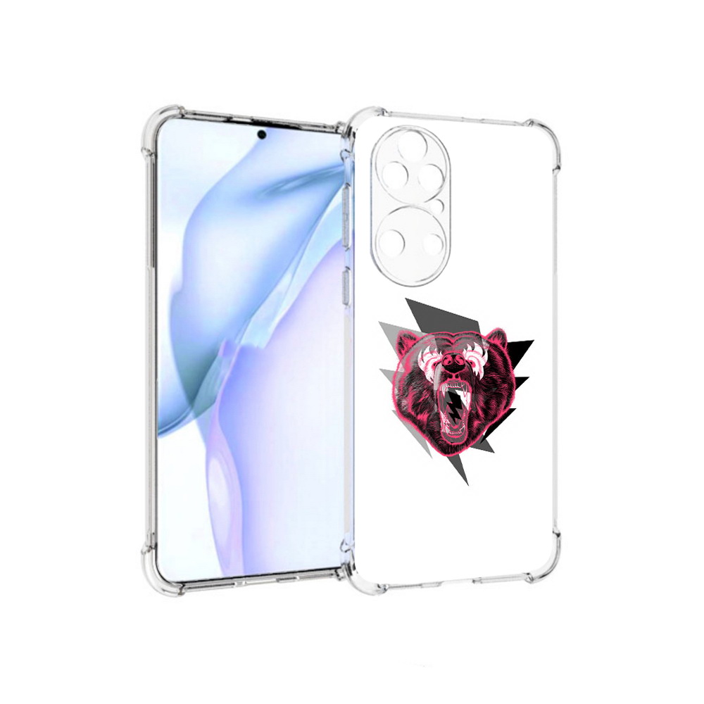 

Чехол MyPads Tocco для Huawei P50 грозовой медведь, Прозрачный, Tocco