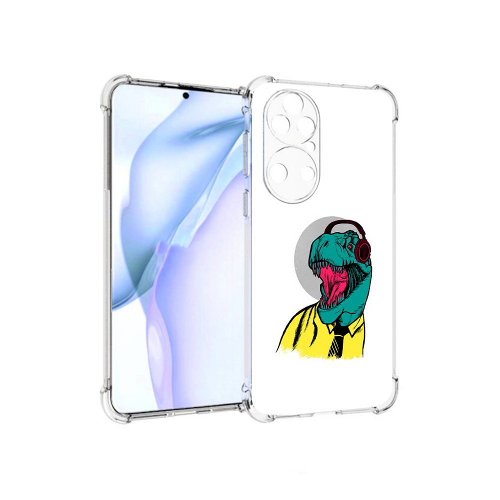 

Чехол MyPads Tocco для Huawei P50 дино, Прозрачный, Tocco