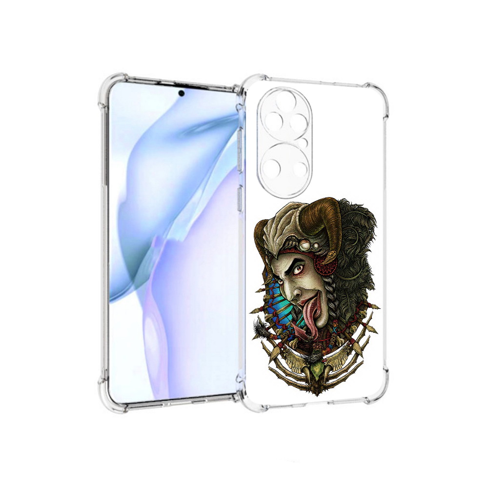 

Чехол MyPads Tocco для Huawei P50 длинный язык, Прозрачный, Tocco