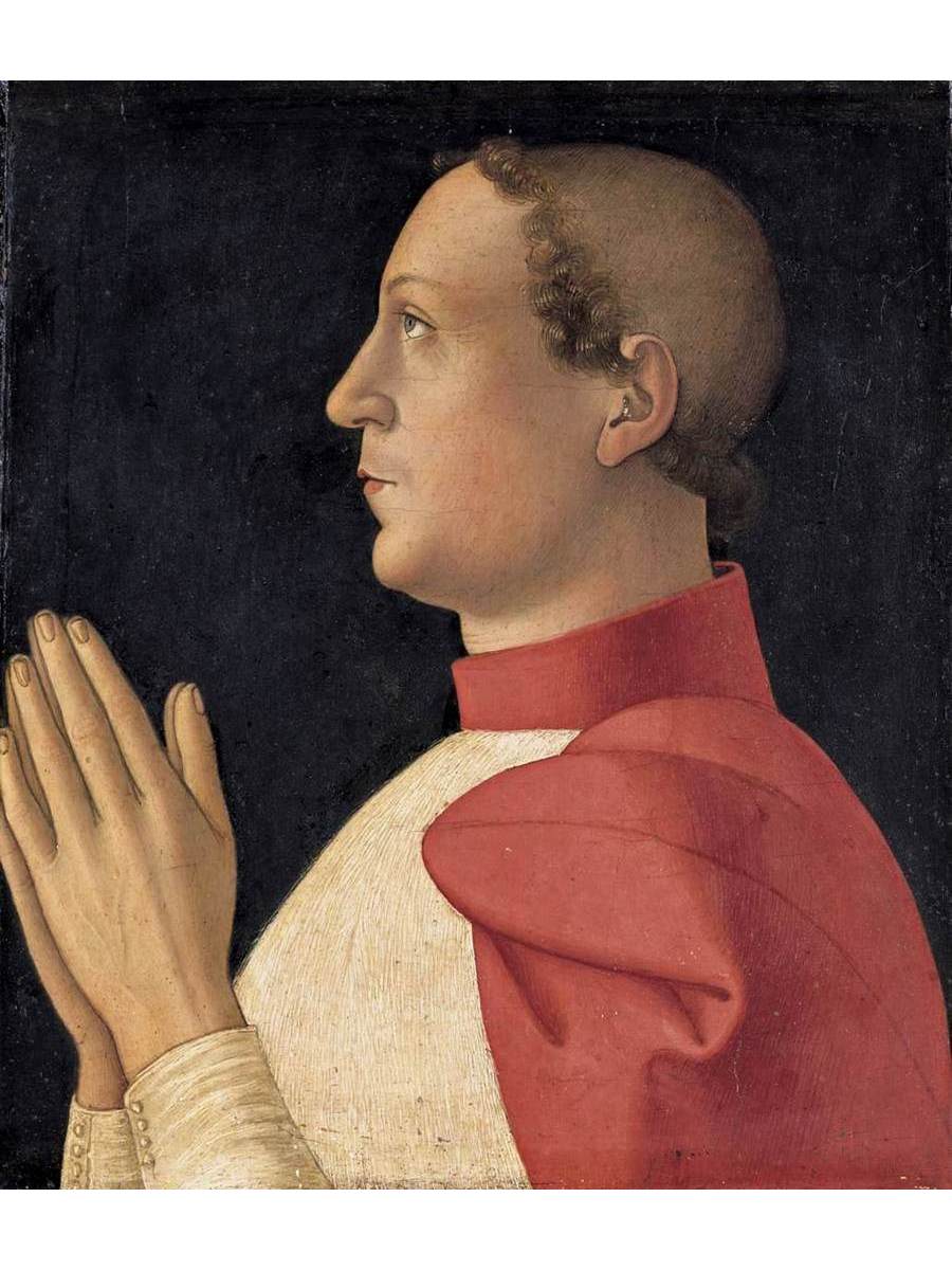 

Постер DRABS A2 Романо Антониаццо Profile Portrait of Cardinal Philippe de Lйvis