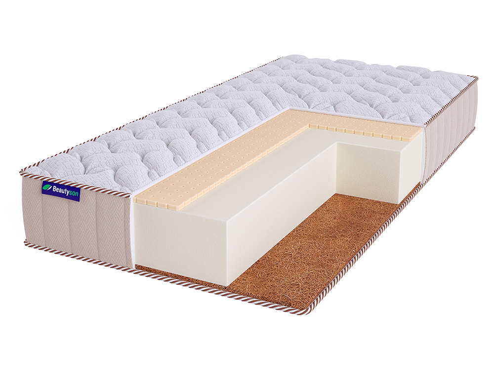 

Матрас BeautySon FOAM 14 Balance LUX 135х185, Белый, FOAM 14 Balance LUх