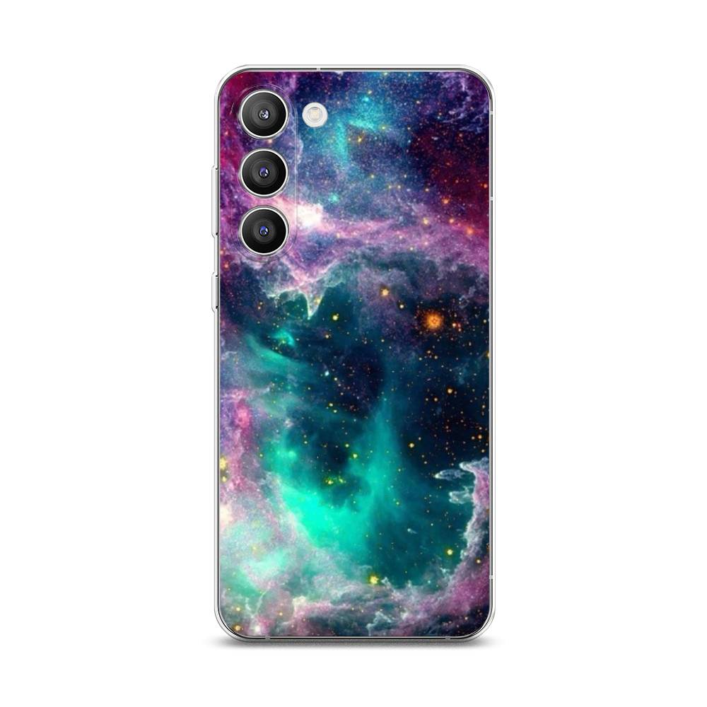 

Чехол на Samsung Galaxy S23 Plus 5G "Звездные облака", Розовый;бежевый, 2107450-2