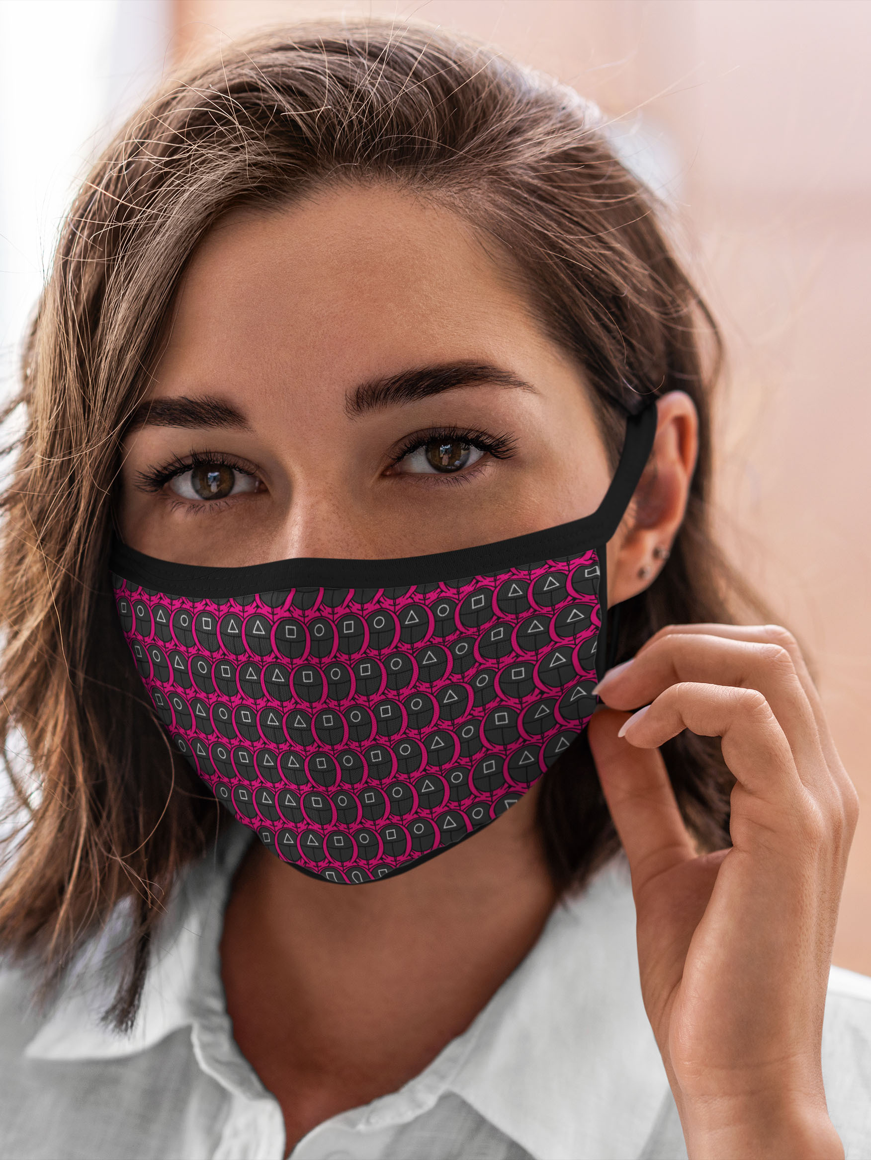 

Многоразовая маска унисекс Burnettie Игра В Кальмара Много Стражников, Разноцветный, Игра В Кальмара Много Стражников