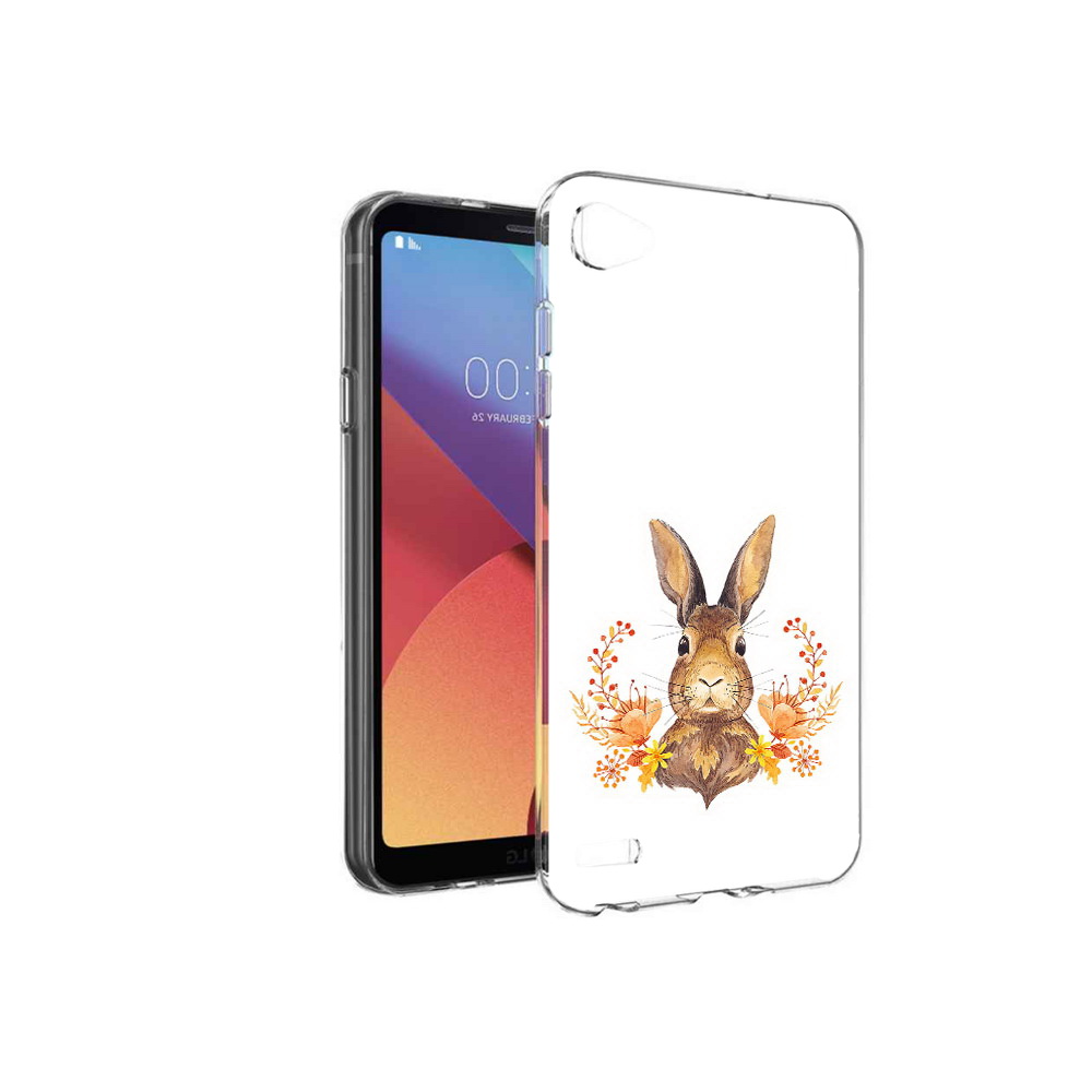 

Чехол MyPads Tocco для LG G6 mini зайка в цветах, Прозрачный, Tocco