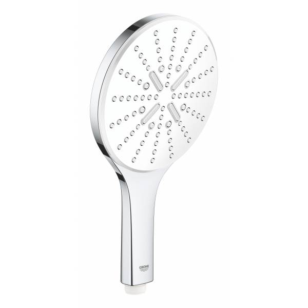 фото Ручной душ grohe rainshower smartactive 150, 3 вида струй, белая луна (26554ls0)