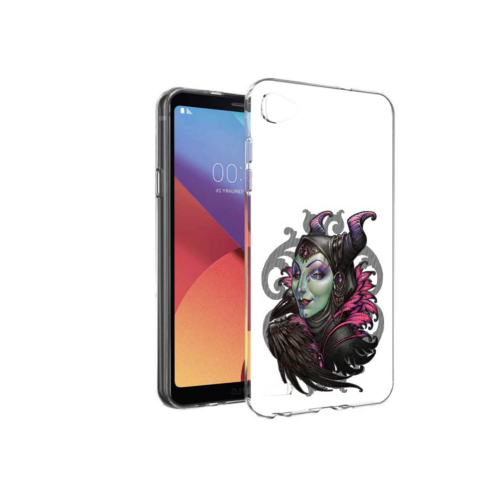 

Чехол MyPads Tocco для LG G6 mini зеленая девушка с вороном, Прозрачный, Tocco