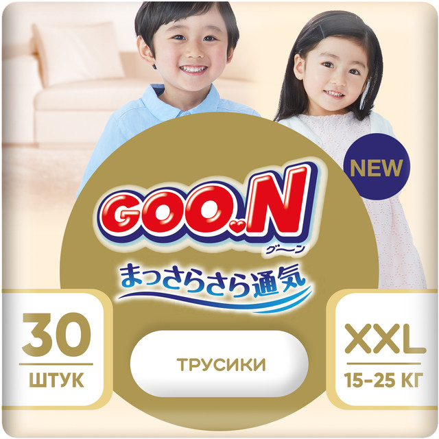 фото Подгузники-трусики goon soft размер 6/xxl 15-25 кг 30 шт. 07830-04