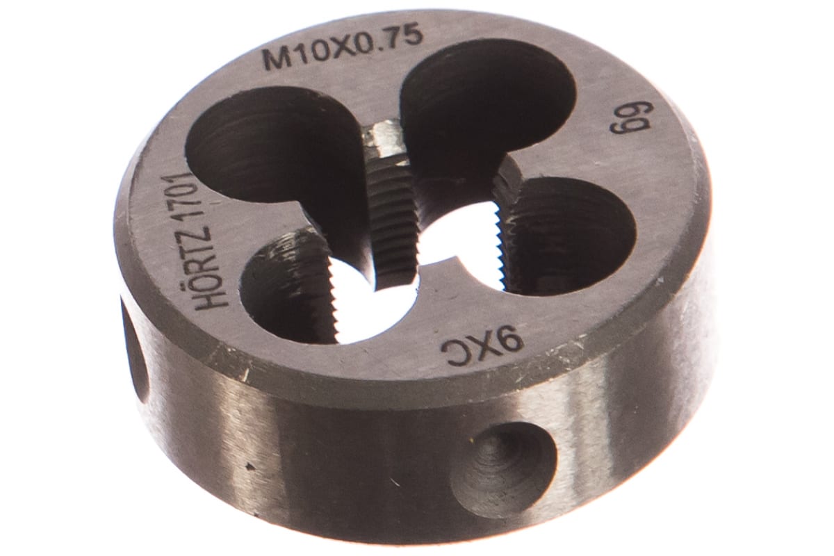 

Плашка М 10 х0.75 9ХС HORTZ 204007