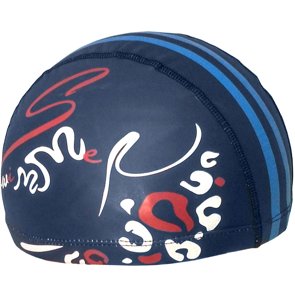 

Шапочка для плавания Sportex ПУ синий, D26123-1