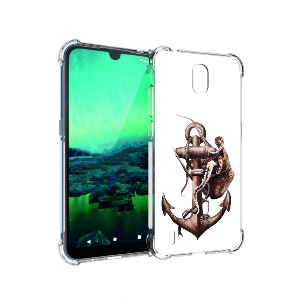 

Чехол MyPads Tocco для Nokia 1.3 ржавый якорь (PT227048.104.579), Прозрачный, Tocco