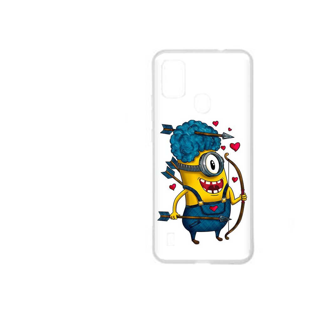 Чехол MyPads Tocco для ZTE Blade A51 Миньон купидон (PT160198.458.117)