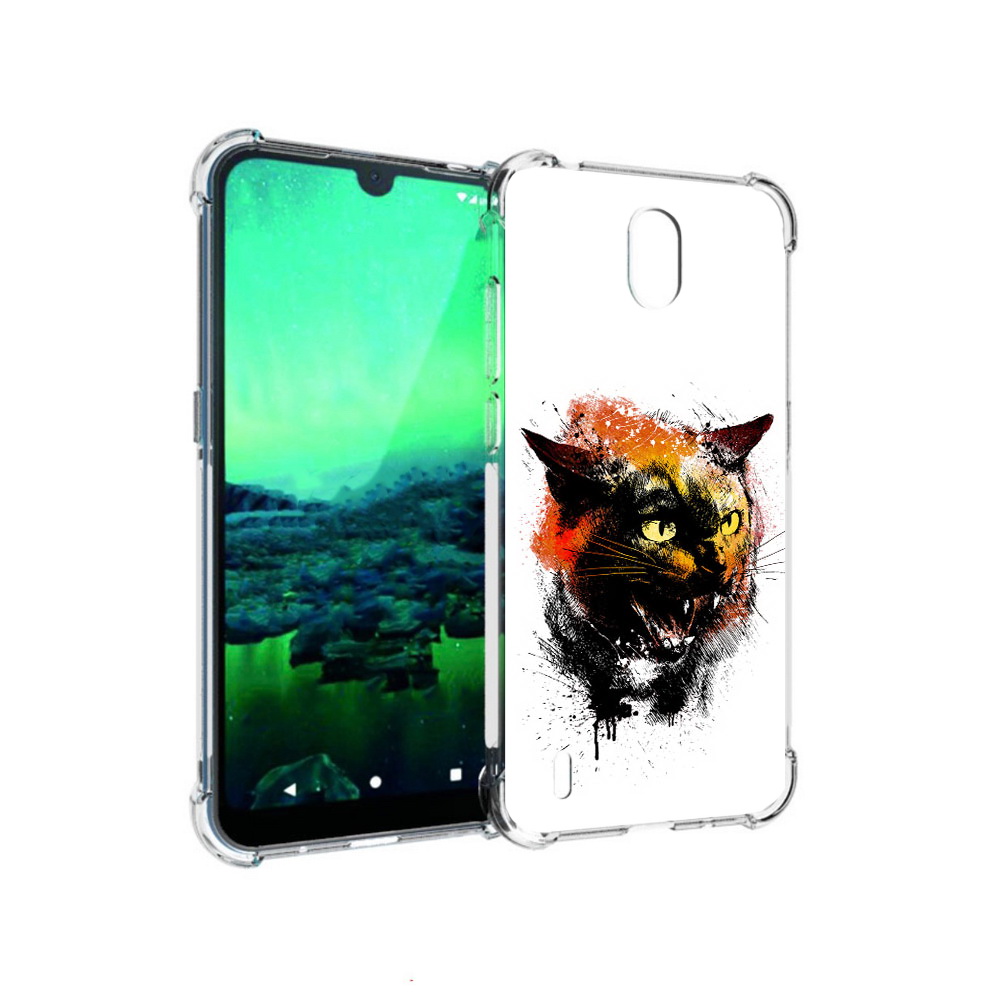

Чехол MyPads Tocco для Nokia 1.3 сиамский кот (PT227048.104.598), Прозрачный, Tocco