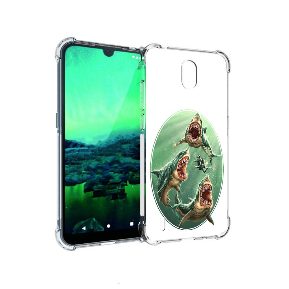 

Чехол MyPads Tocco для Nokia 1.3 синяя бездна (PT227048.104.600), Прозрачный, Tocco