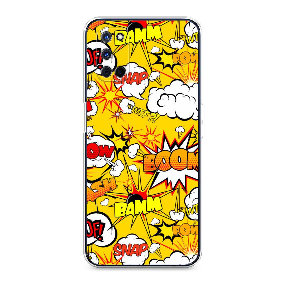 

Чехол для Oppo A52/A72 "Поп Арт эффекты", Желтый;белый;оранжевый, 253250-6