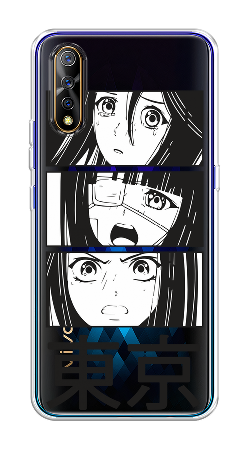 

Чехол на Vivo iQOO Neo/V17 Neo "Tokyo girls", Белый;черный;прозрачный, 261250-1