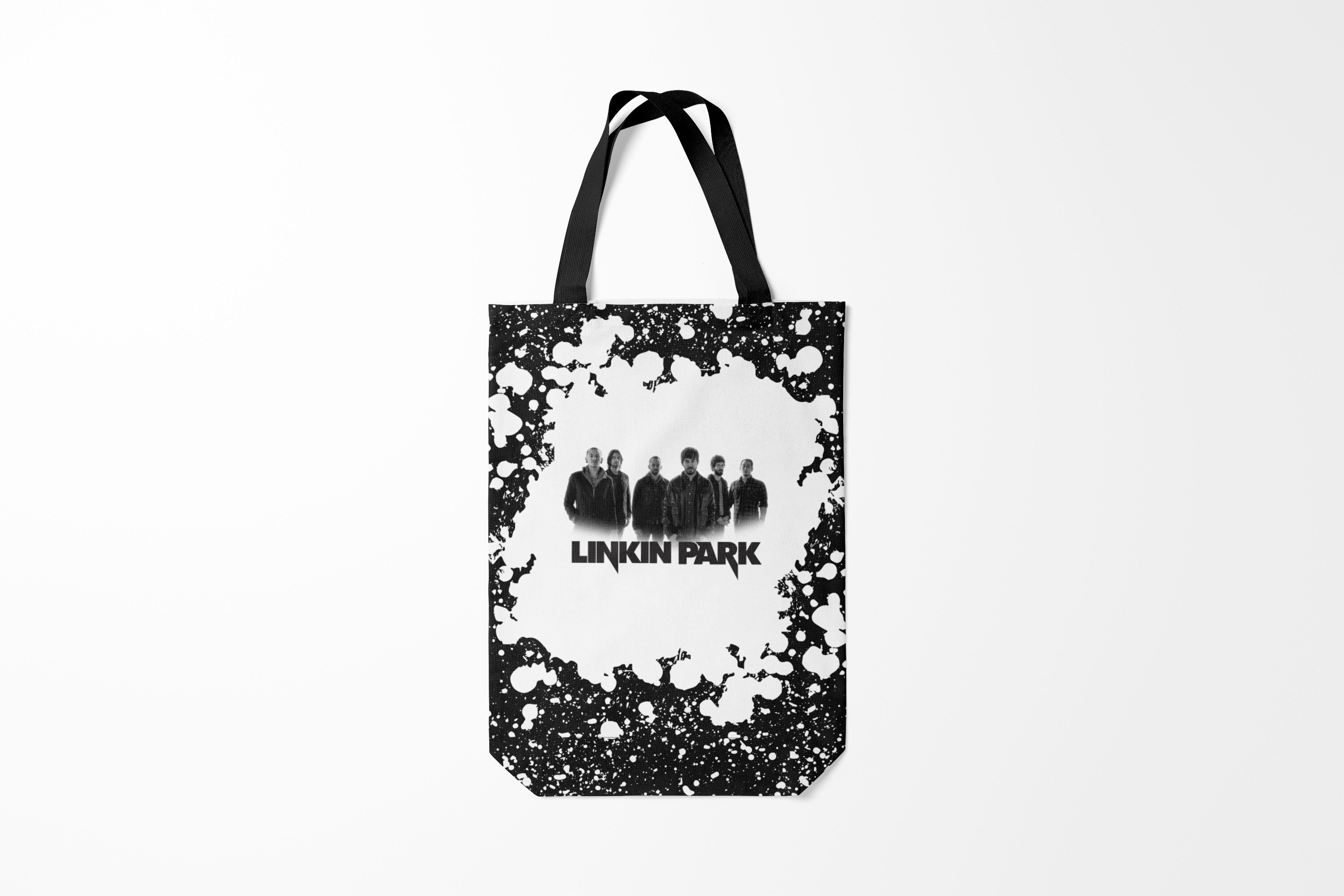 

Сумка шoппер унисекс Burnettie Linkin Park, черный, Linkin Park