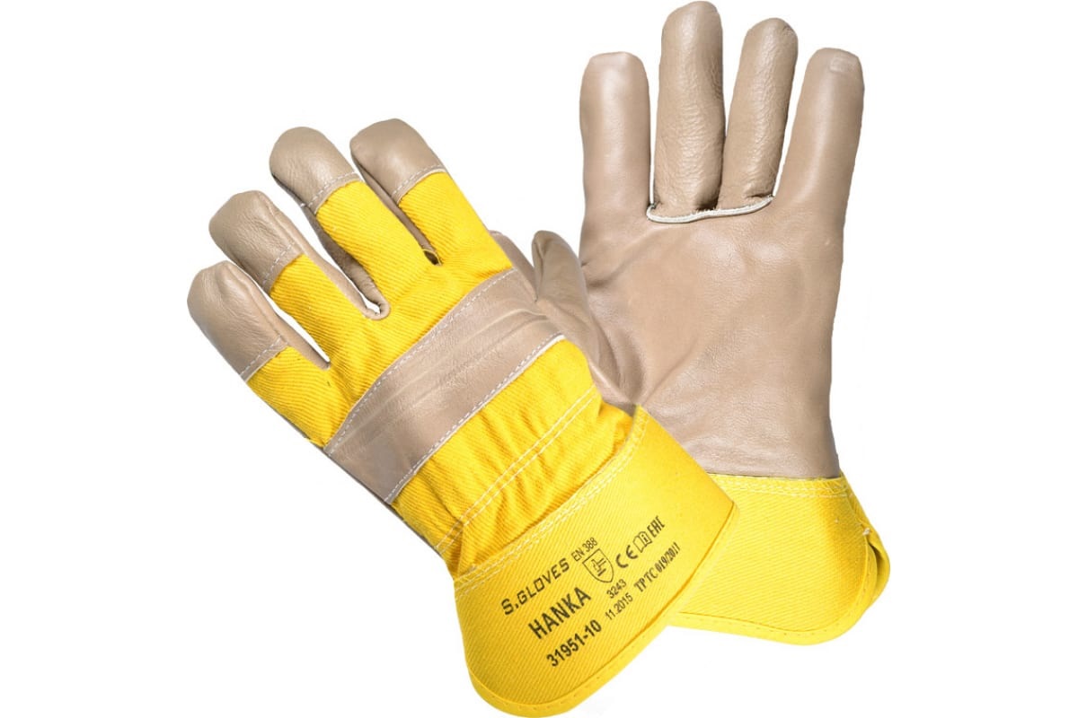 фото Комбинированные перчатки s. gloves hanka 10 размер 31951s-10 joy kie