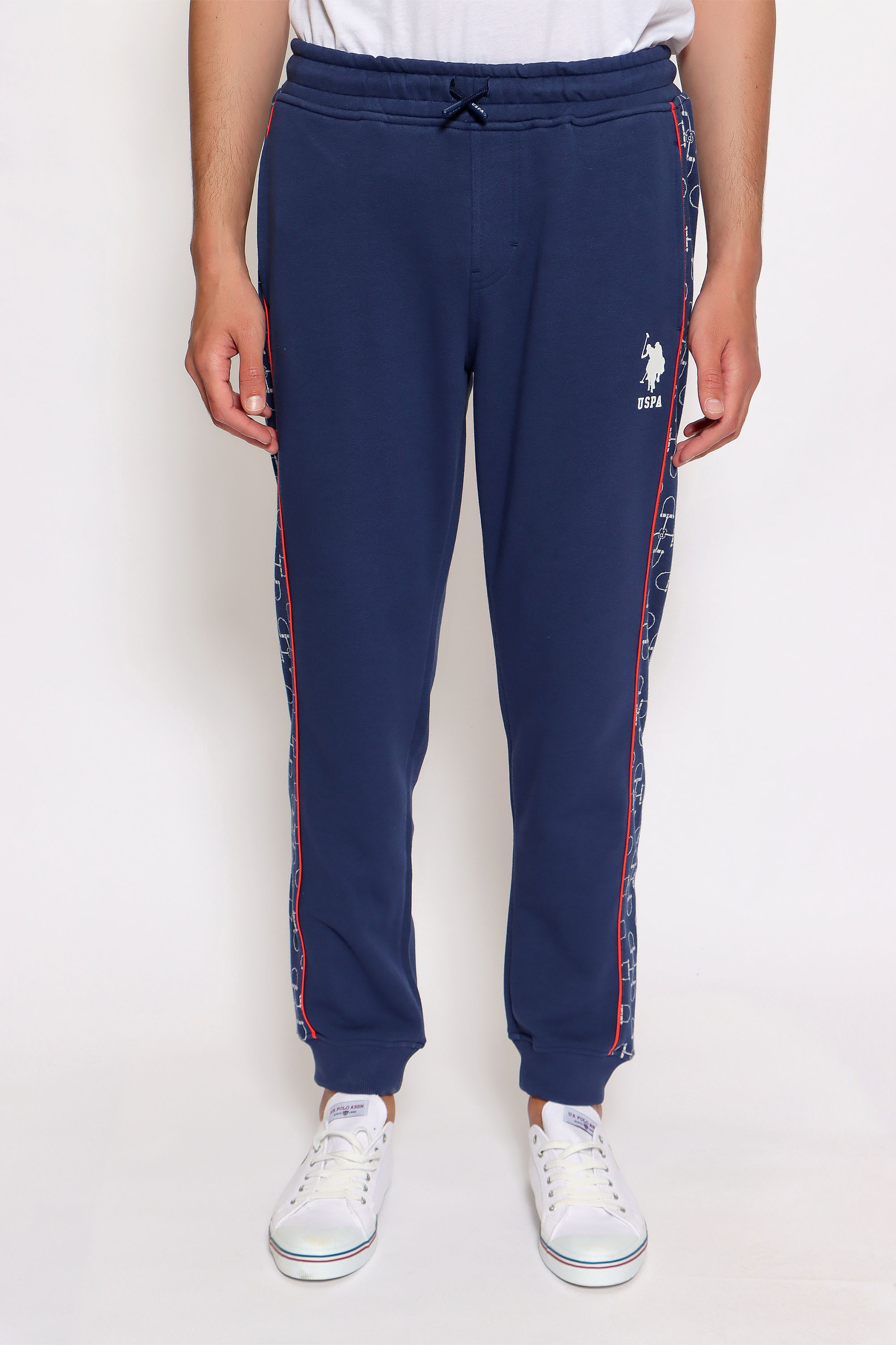 

Спортивные брюки мужские U.S. POLO Assn. G081SZ0OP0ZONPA синие M, Синий, G081SZ0OP0ZONPA