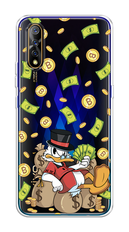 

Чехол на Vivo iQOO Neo/V17 Neo "Скрудж Макдак в красном", Красный;черный;коричневый;прозрачный, 261250-1