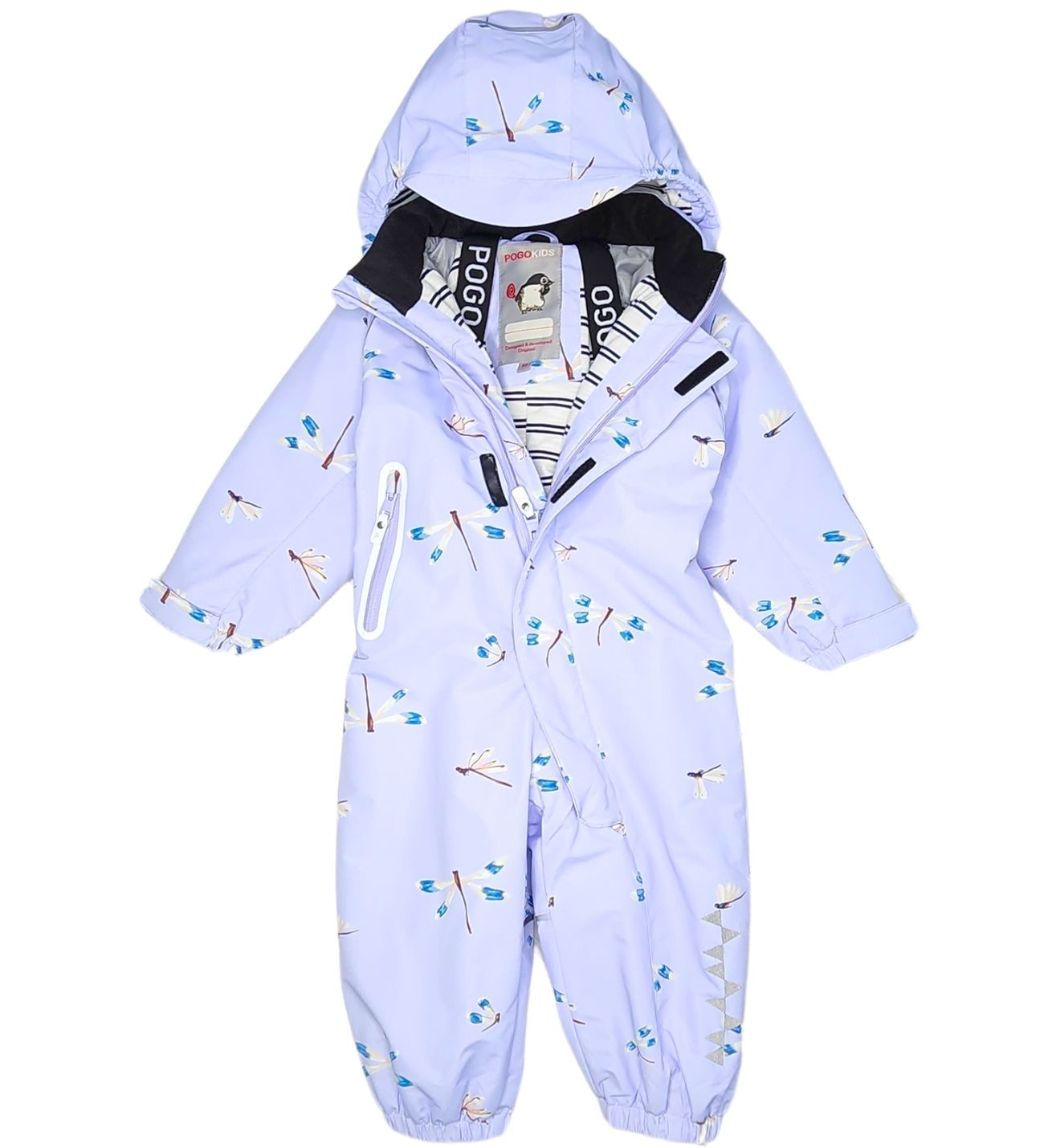 

Комбинезон детский PogoKids PG88267, нежно фиолетовый принт, 92, PG88267