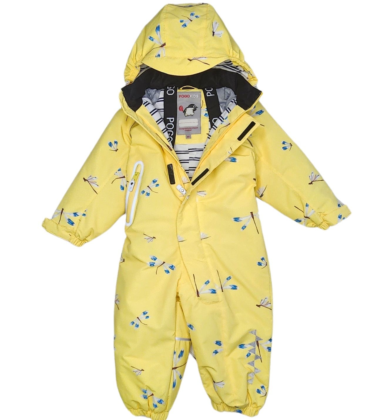 

Комбинезон детский PogoKids PG88267, желтый принт, 104, PG88267