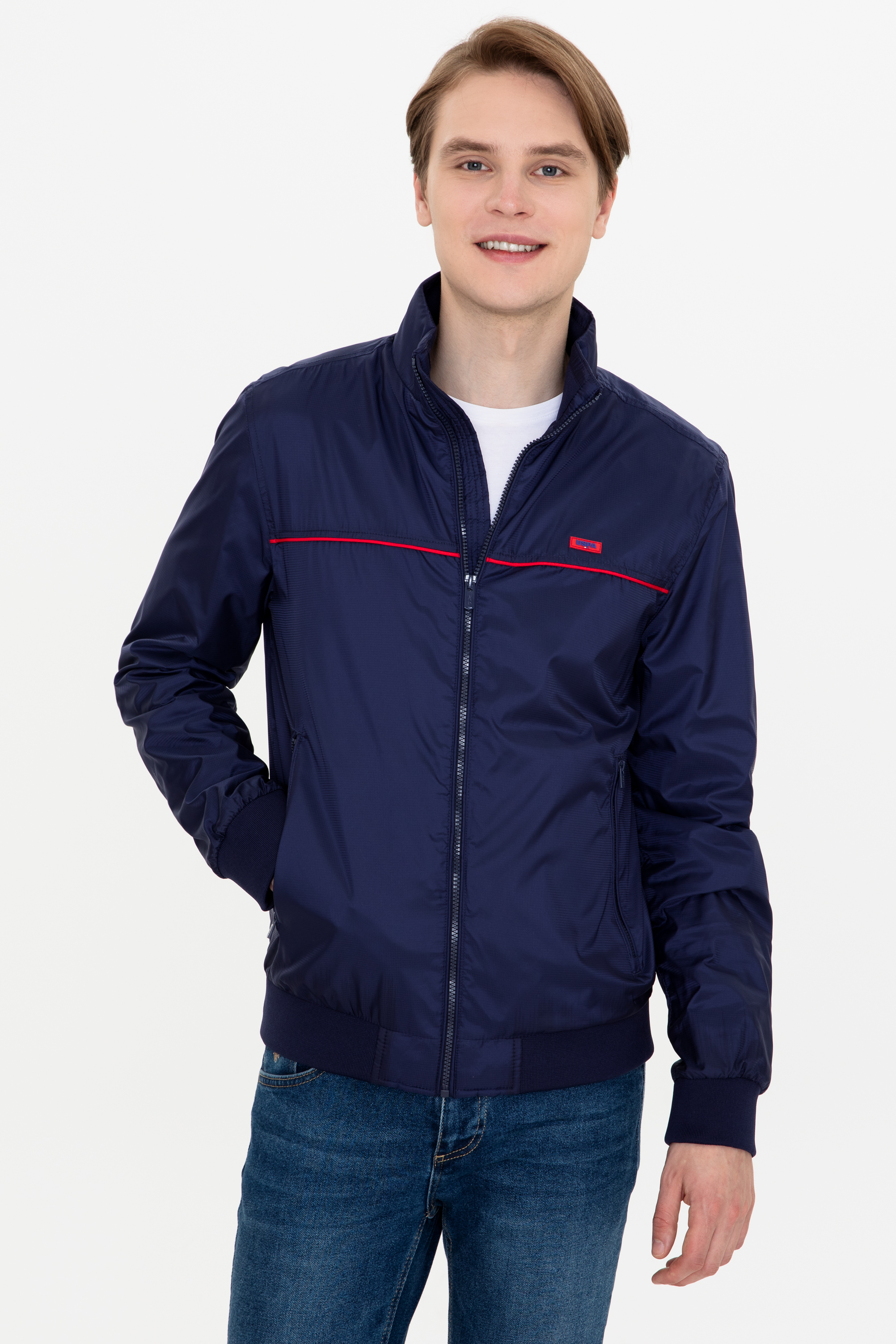 

Бомбер мужской U.S. POLO Assn. G081SZ0MS0AKSU22Y синий 56 RU, G081SZ0MS0AKSU22Y