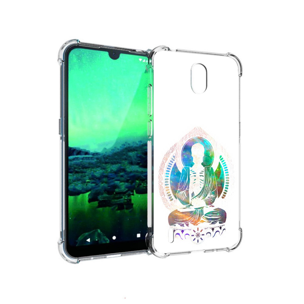 

Чехол MyPads Tocco для Nokia 1.3 умный скелет (PT227048.104.653), Прозрачный, Tocco