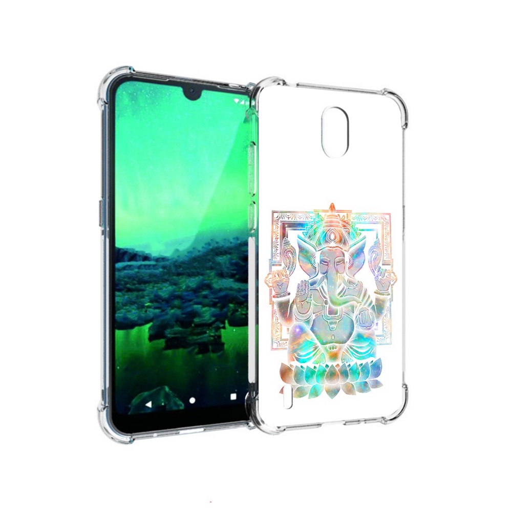 

Чехол MyPads Tocco для Nokia 1.3 умный слон (PT227048.104.654), Прозрачный, Tocco