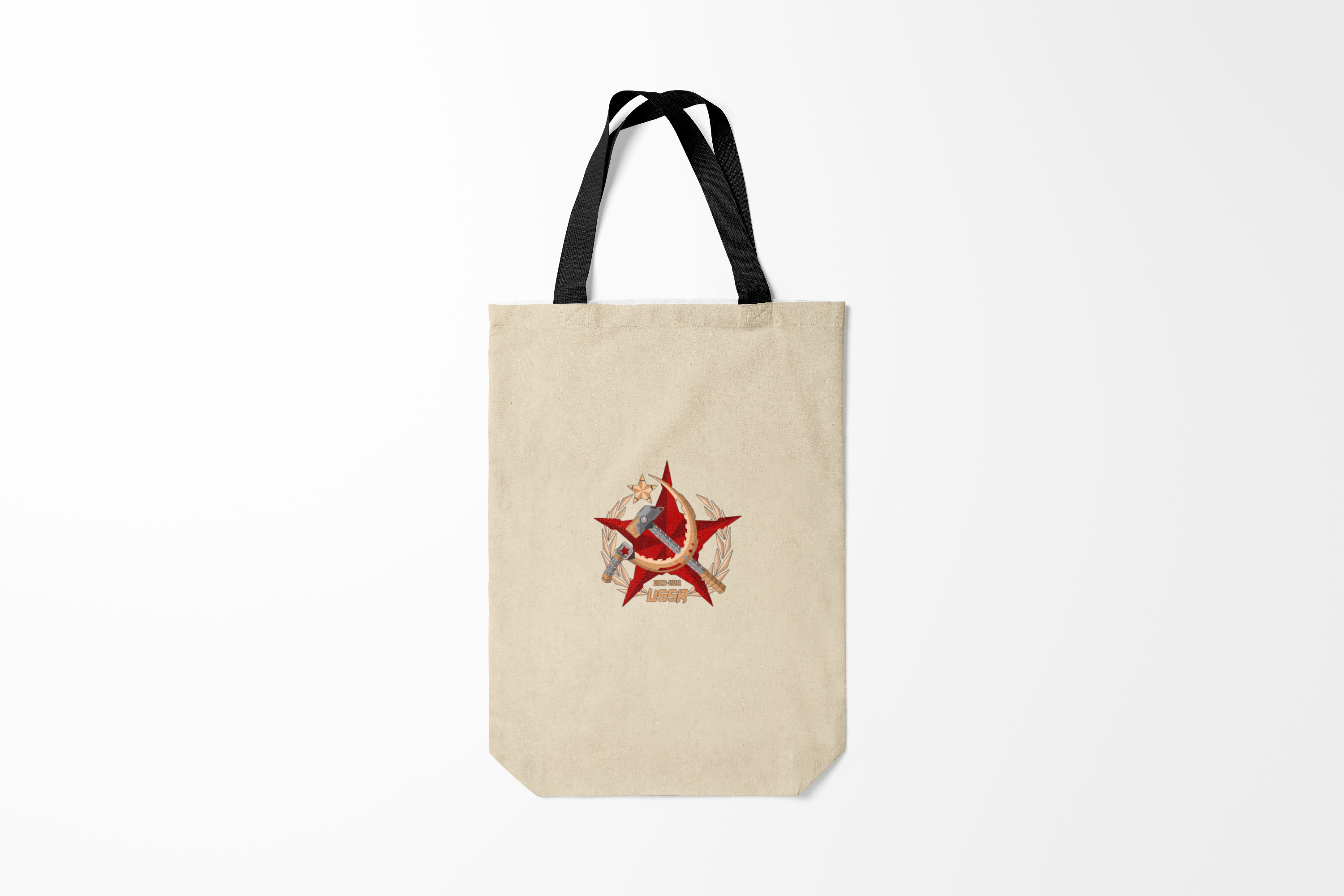 

Сумка шoппер унисекс Burnettie Патриотизм USSR 1922 1991, бежевый, Патриотизм USSR 1922 1991