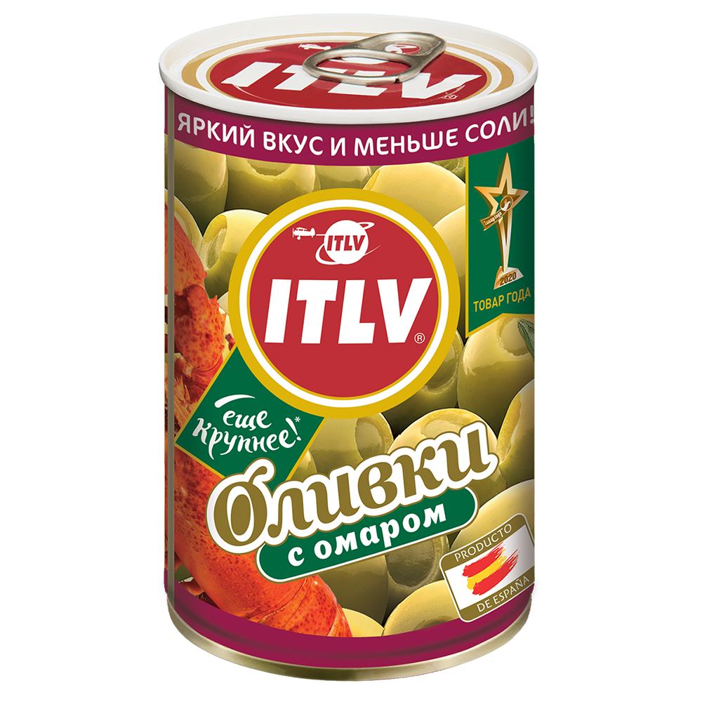 

Оливки ITLV с омаром 0.314 л