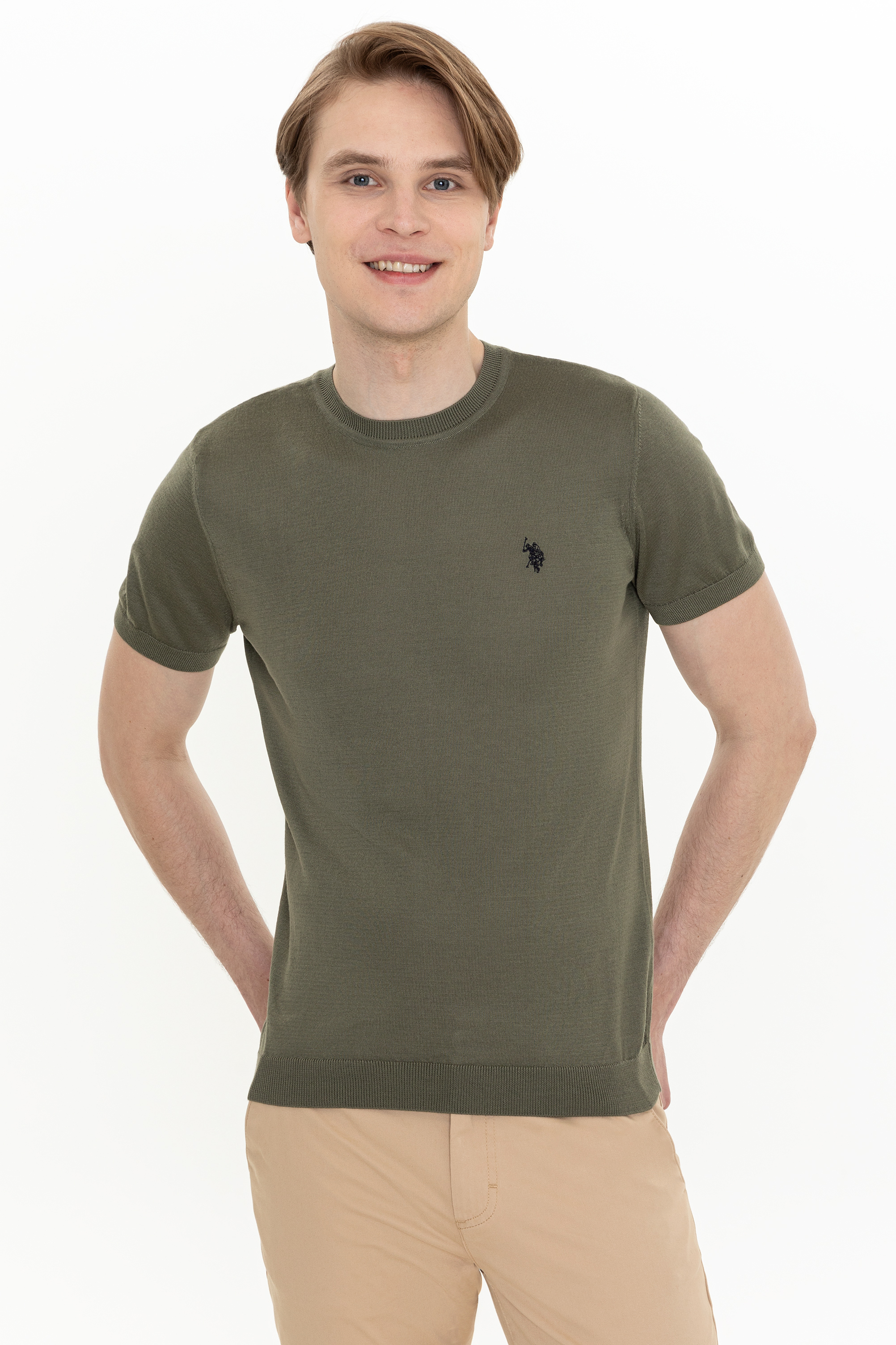

Джемпер мужской U.S. POLO Assn. G081SZ0TK0RAMCO хаки XS, G081SZ0TK0RAMCO